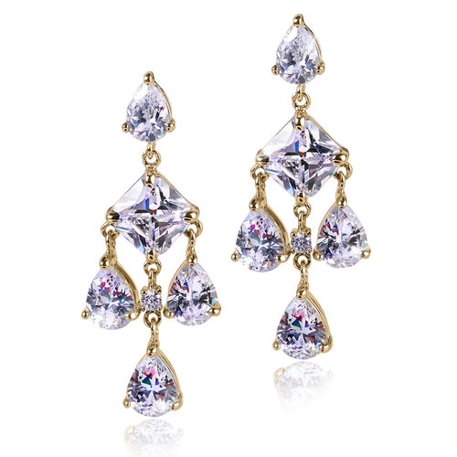 Daniel Steiger Ice Chandelier Earrings