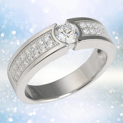 Daniel Steiger Avenue Rhodium Ring