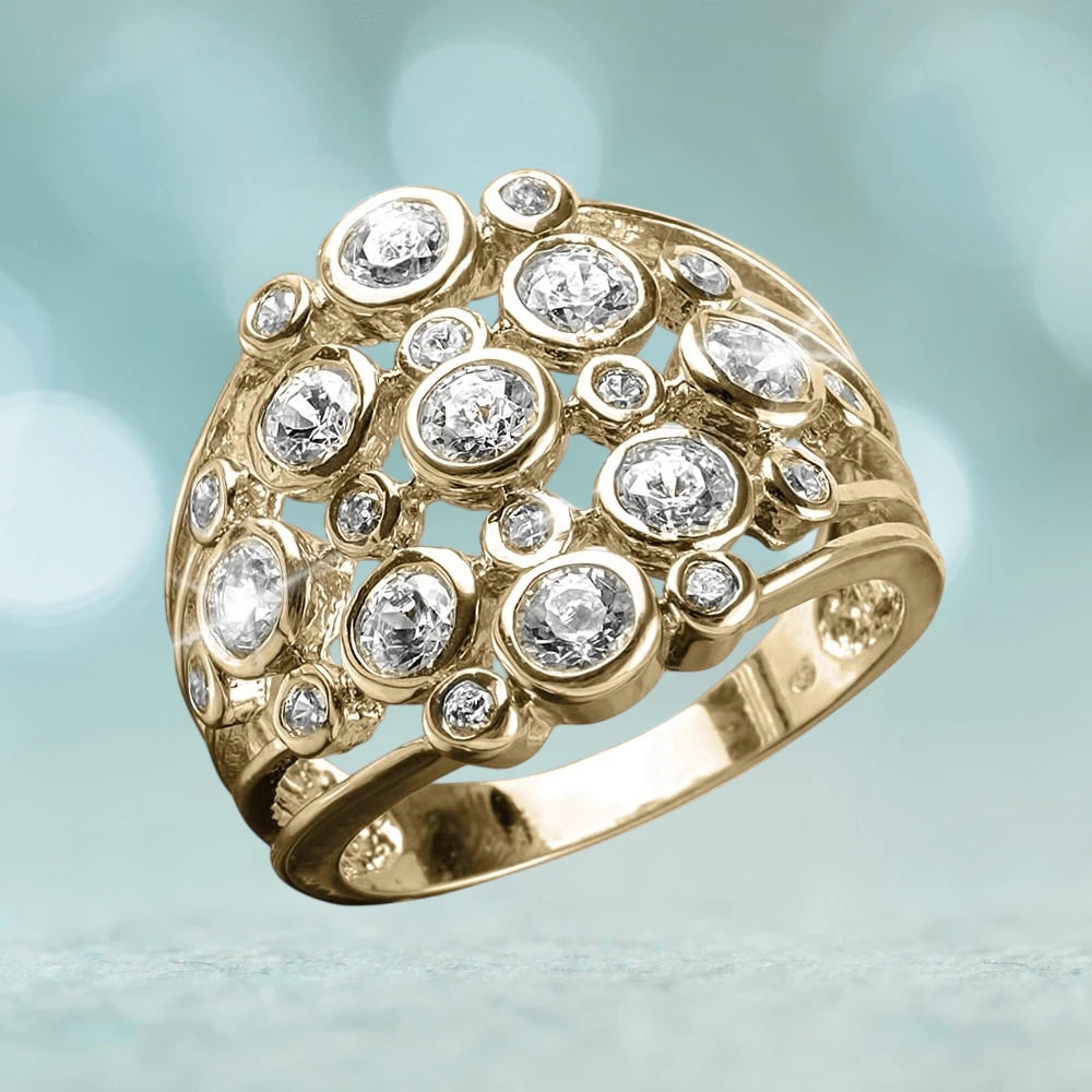 Daniel Steiger Champagne Fizz  Gold Ring