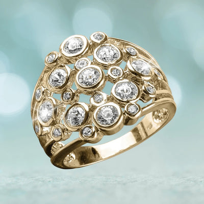 Daniel Steiger Champagne Fizz  Gold Ring
