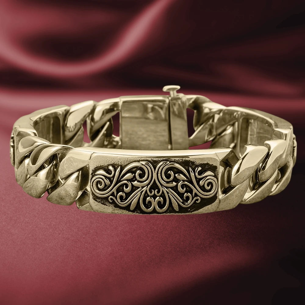 Daniel Steiger Montana Scroll Bracelet Gold