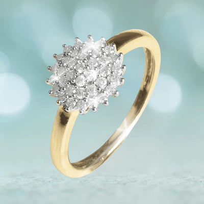 Daniel Steiger Classico Diamond Cluster Ring