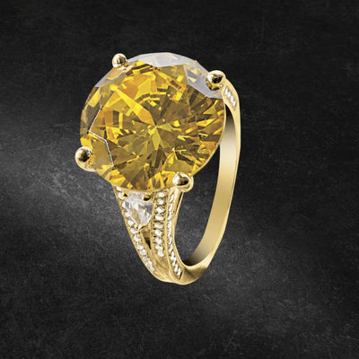 Daniel Steiger Golden Sun-Drop Ring