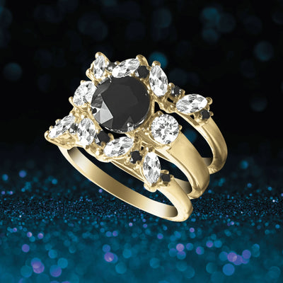 Daniel Steiger Kate Midnight Sapphire Trio Ring
