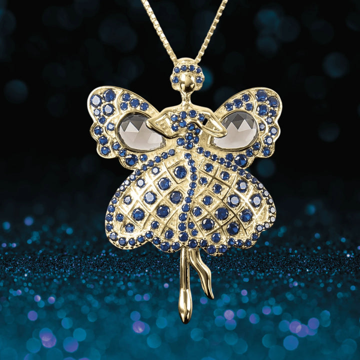 Daniel Steiger Fairy Dancer Gold Pendant