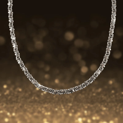 Daniel Steiger Stanford Men's Steel Necklace