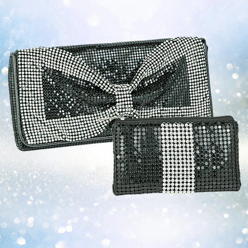 Daniel Steiger Crystal Bow Wallet & Bag Set