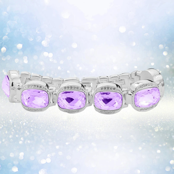 Daniel Steiger Riviera Purple Crystal Bracelet