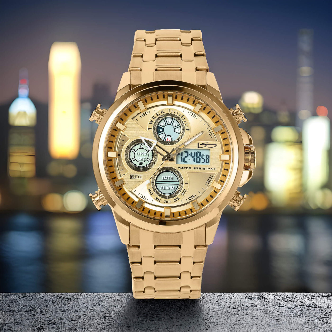 Daniel Steiger Techmaster Gold Watch