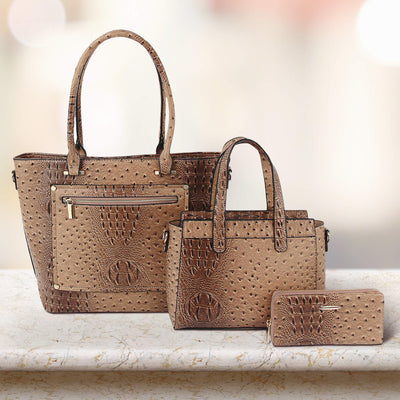 Viva Trinity Tan Bag Set