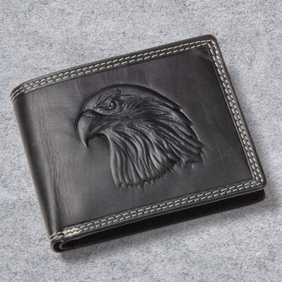 Daniel Steiger Eagle Predator Leather Wallet