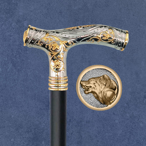 Lone Wolf Walking Cane