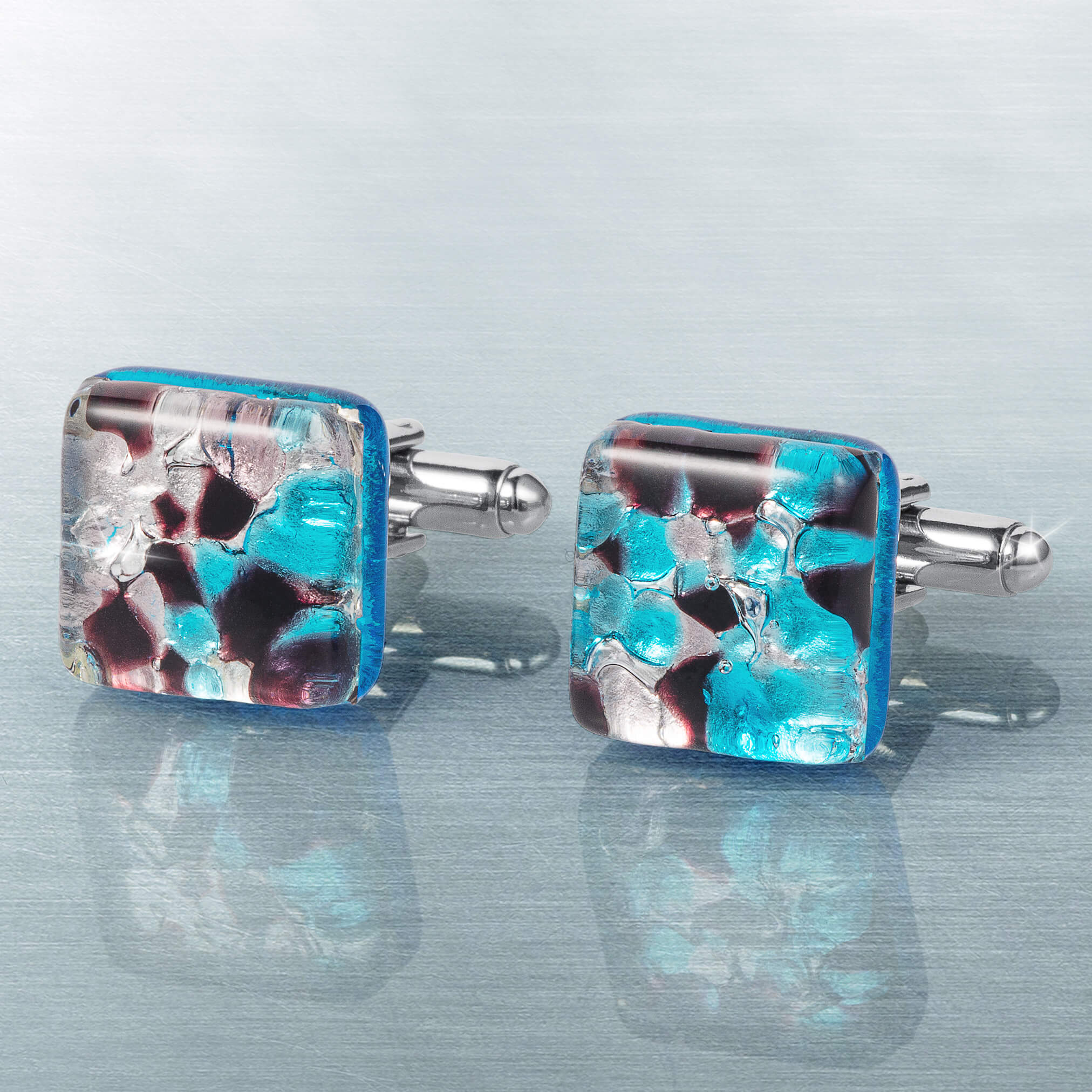 Daniel Steiger Murano Mosaic Cufflinks