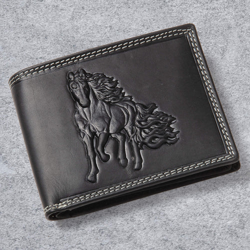 Daniel Steiger Stallion Animal Spirit Leather Wallet