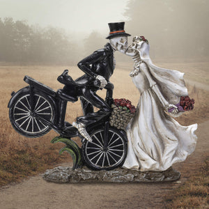 Til Death Do Us Ride Skeleton Statue