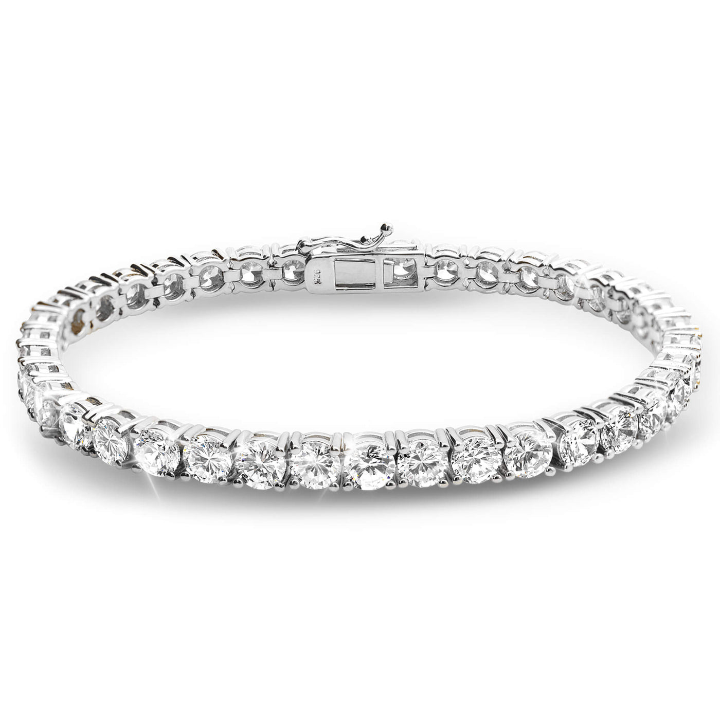 Daniel Steiger Millionaire Rhodium Tennis Bracelet