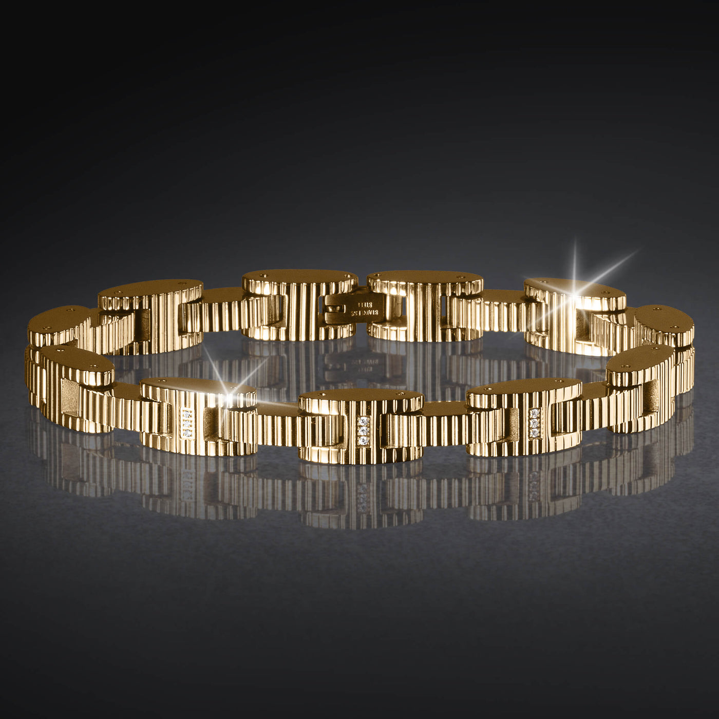 Daniel Steiger Golden Groove Bracelet