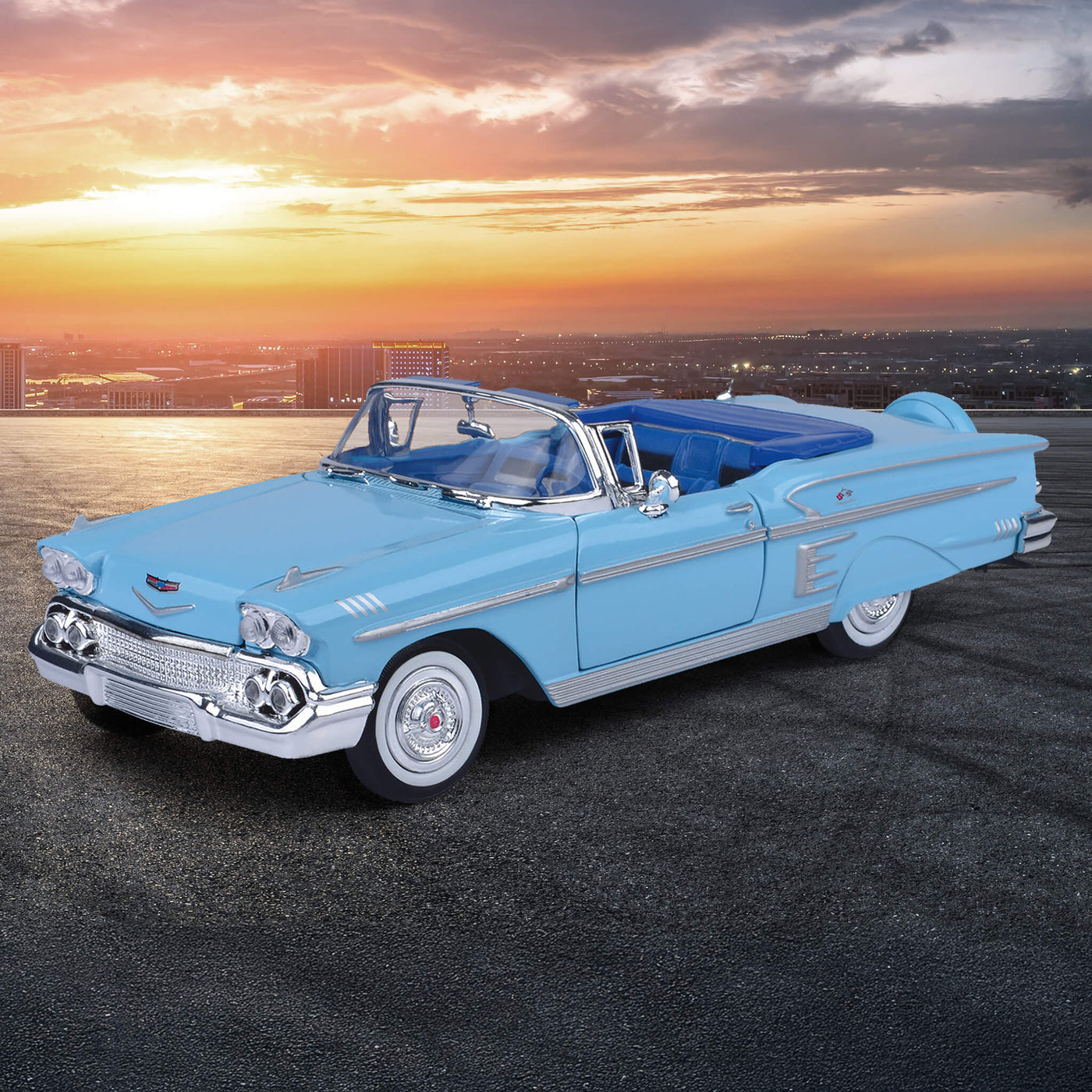 1958 Chevy Impala - Light Blue