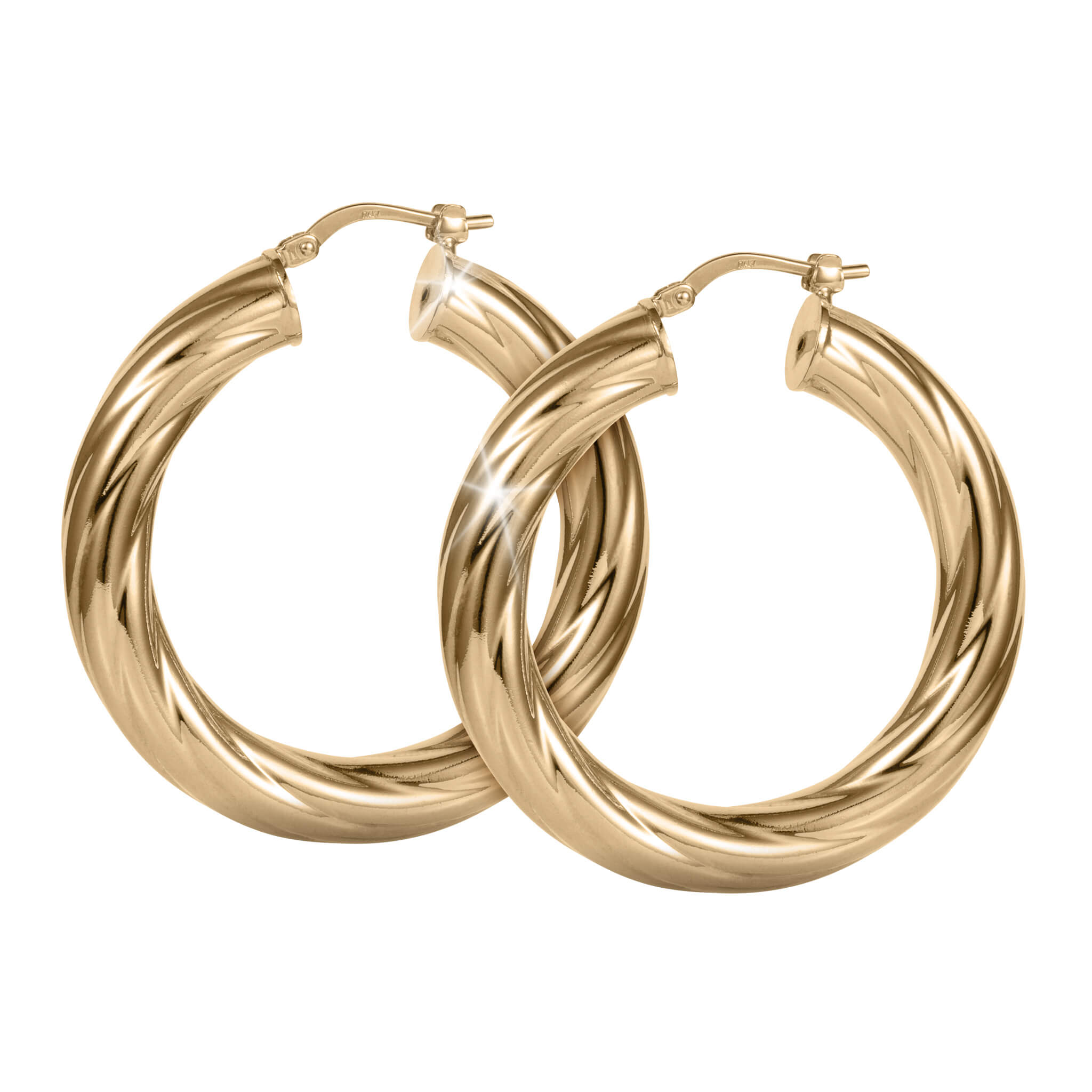 Roma Luxe Twisted Earrings