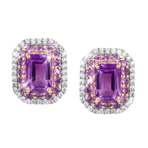 Eternal Amethyst Earring