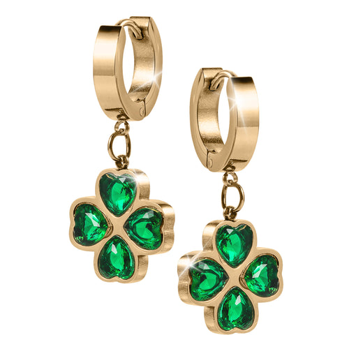 Golden Clover Earrings