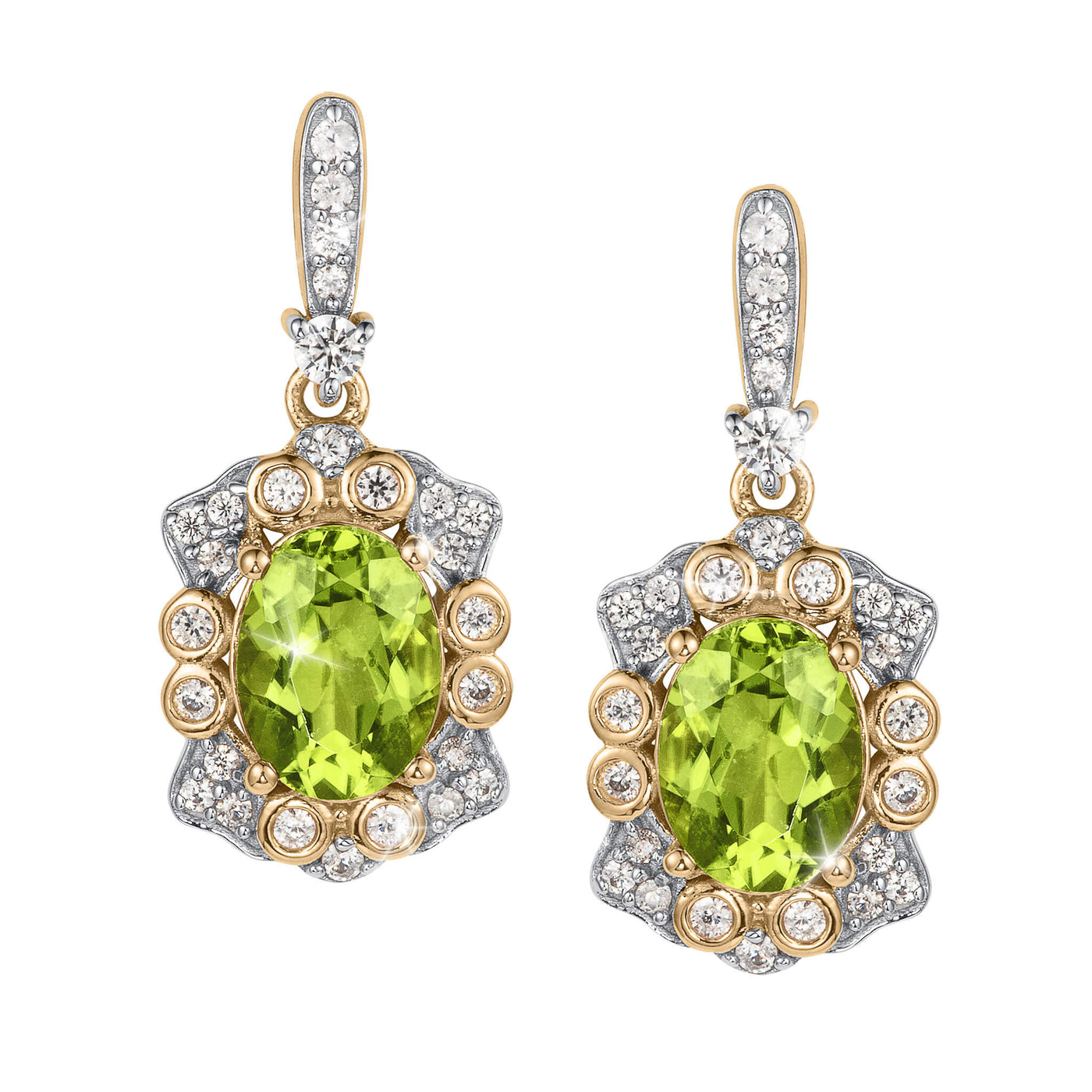 Daniel Steiger Lumina Peridot Earrings