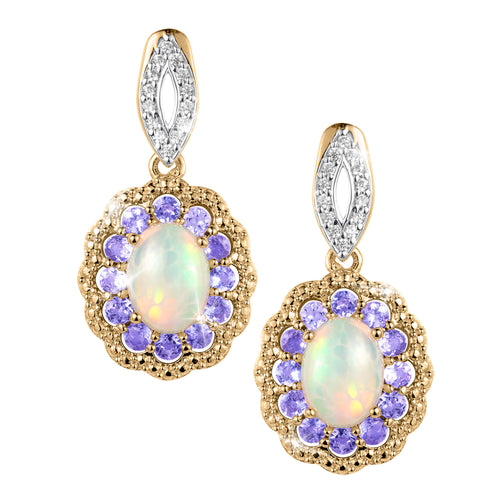 Daniel Steiger Opal Eclipse Earrings