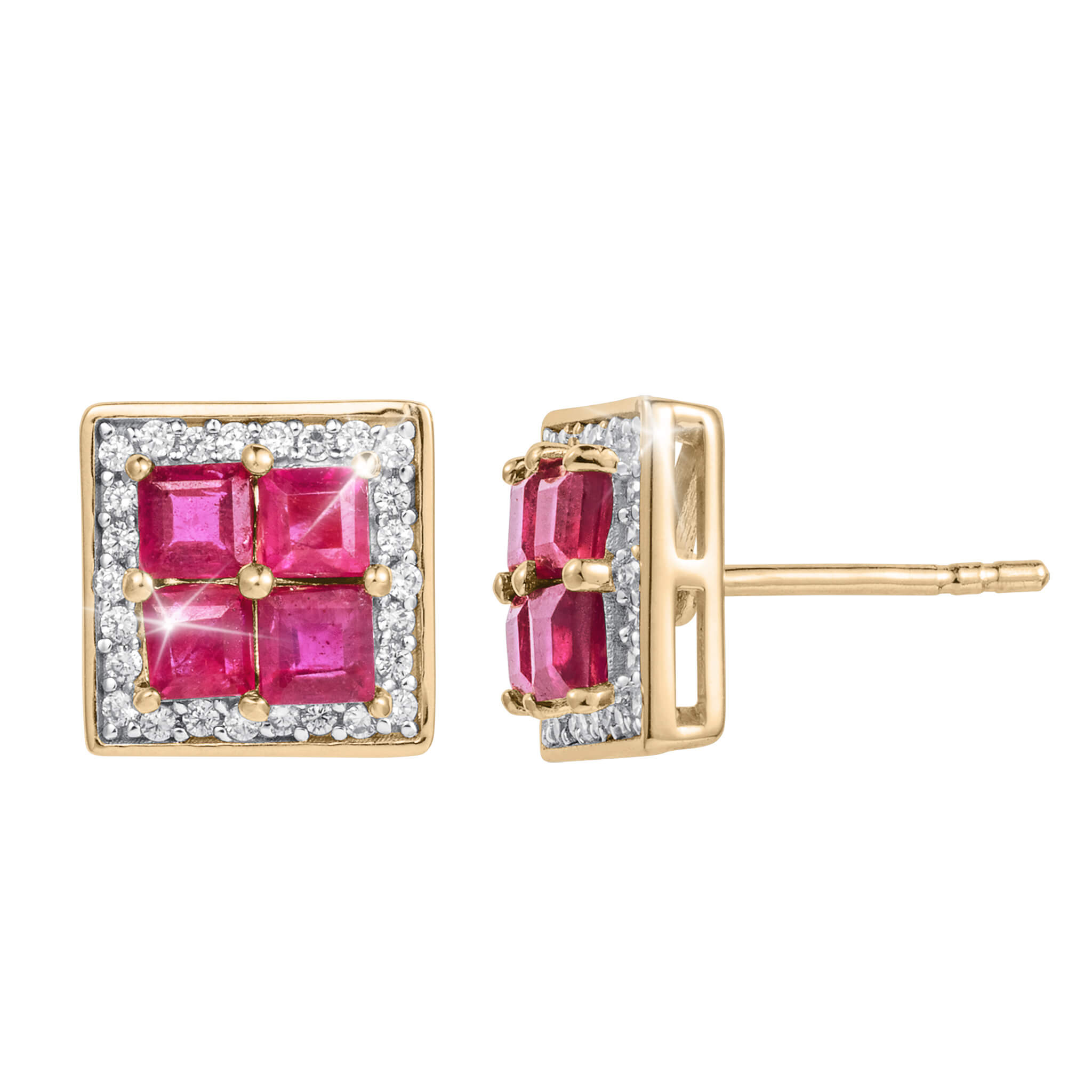 Rouge Lumiere Ruby Earrings