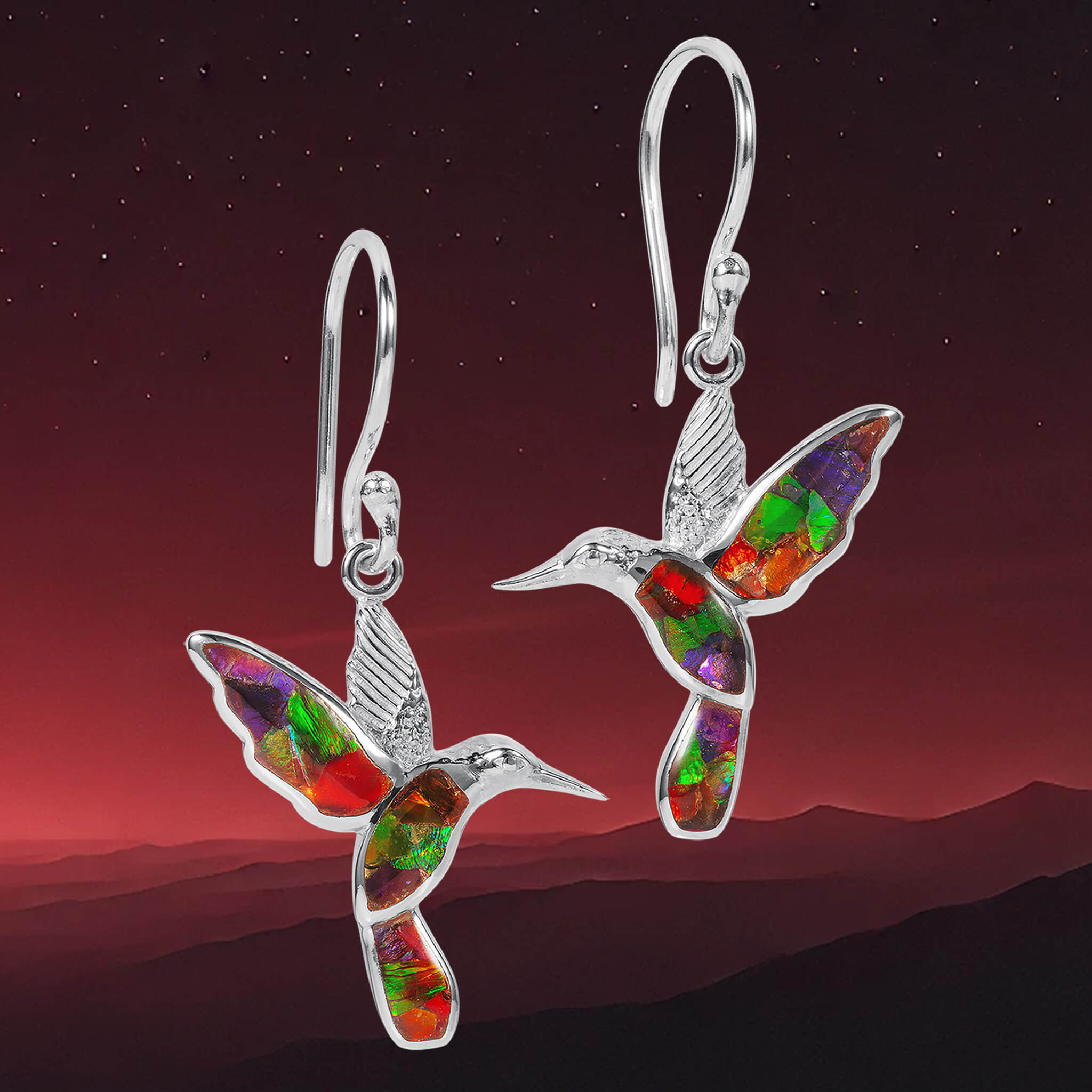 Daniel Steiger Ammolite Hummingbird Collection