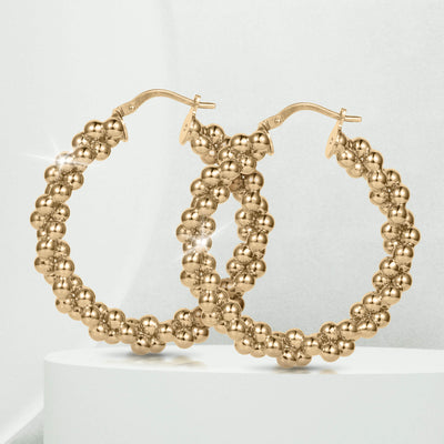 Roma Luxe Hoop Earrings Set