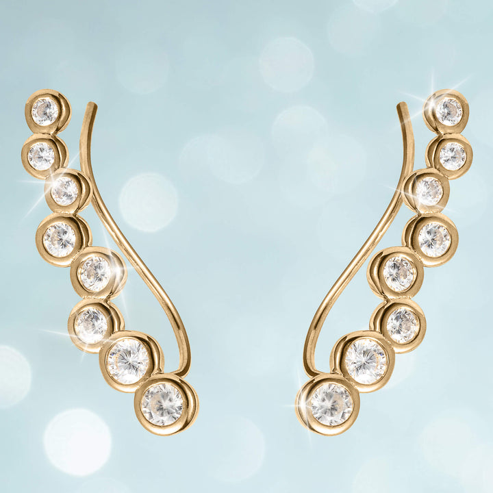 Daniel Steiger Golden Journey Climber Earrings