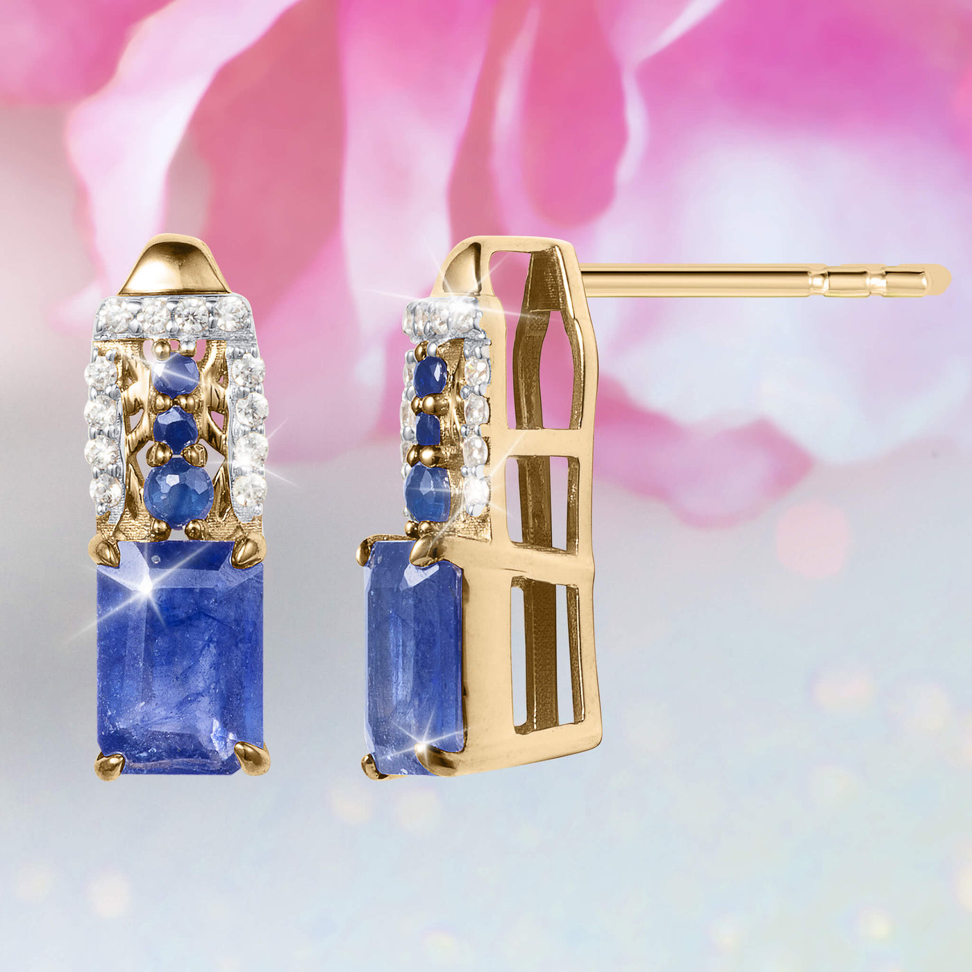 Daniel Steiger Sapphire Twilight Earrings