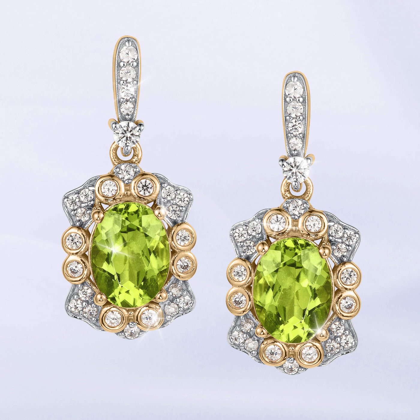 Daniel Steiger Lumina Peridot Earrings