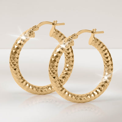 Daniel Steiger Arezzo Creole Hoop Earrings