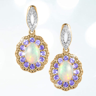 Daniel Steiger Opal Eclipse Earrings
