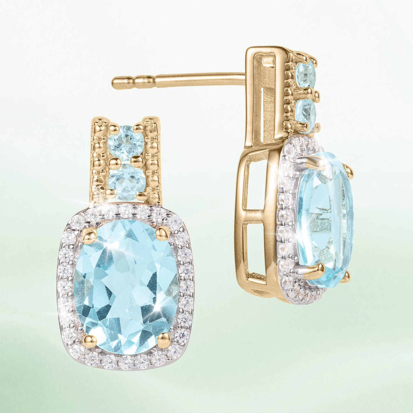 Daniel Steiger Golden Serenity Blue Topaz Collection