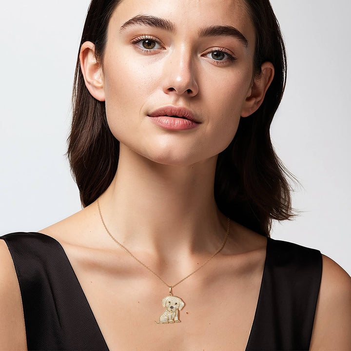 Daniel Steiger Golden Pup Pendant