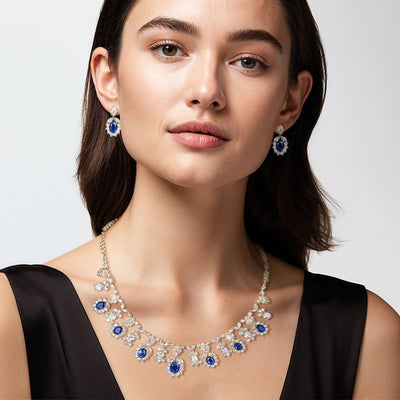 Daniel Steiger Windsor Blue Earrings