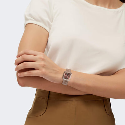 Daniel Steiger Parisian Mesh Rose Gold Ladies Watch