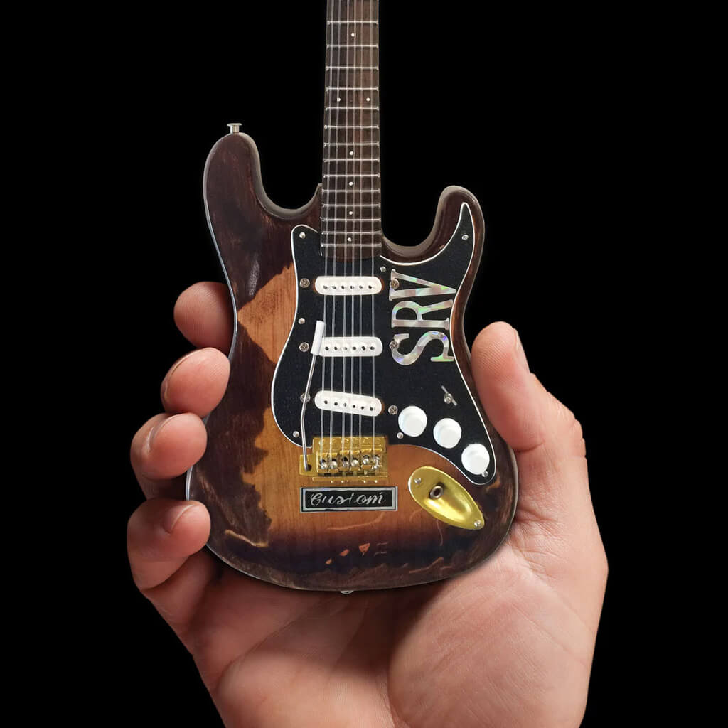 Daniel Steiger Stevie Ray Vaughan Distressed Fender Strat Guitar Model