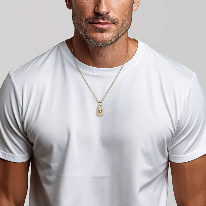 Daniel Steiger Clover Code Men's Pendant