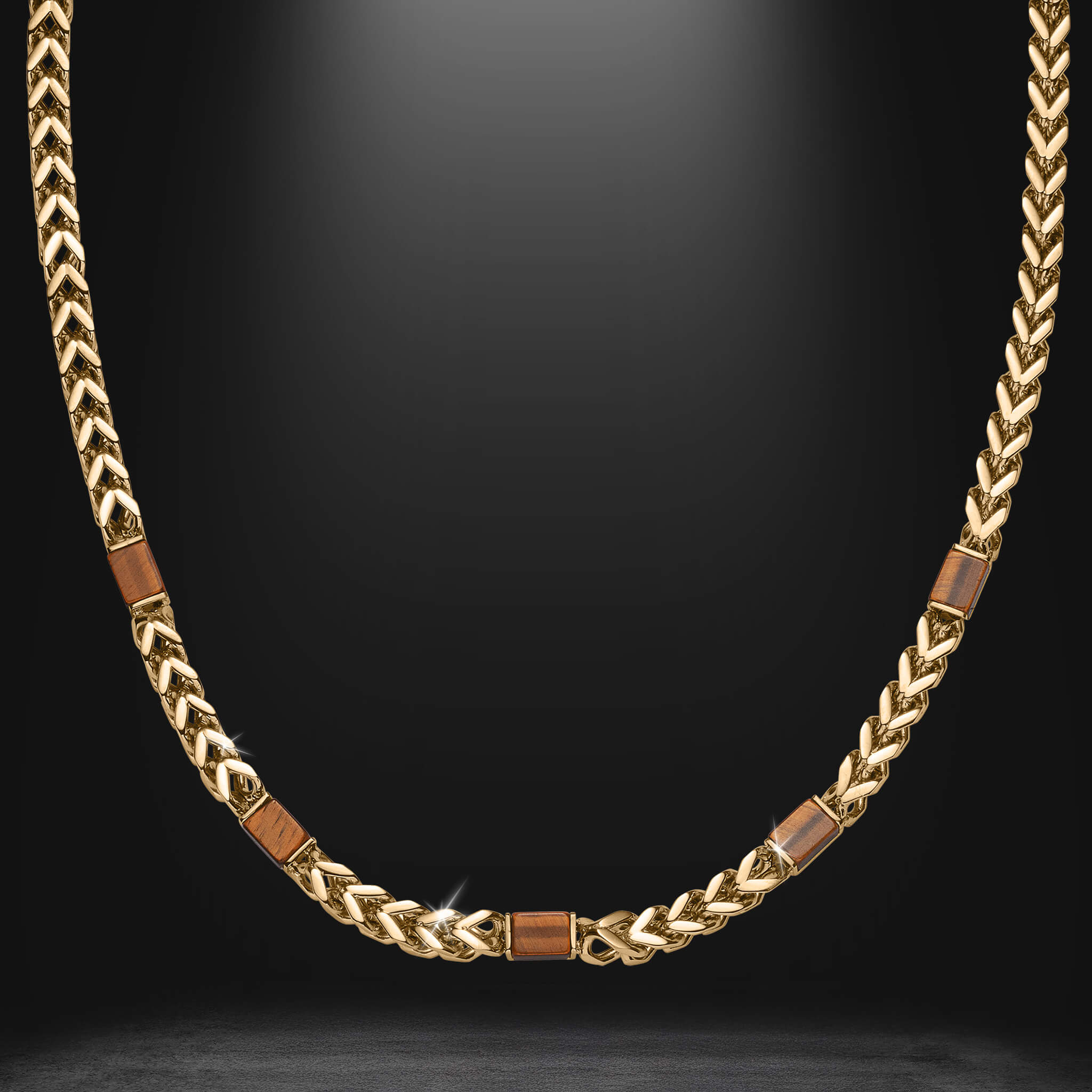 Tiger's Strength Foxtail Necklace