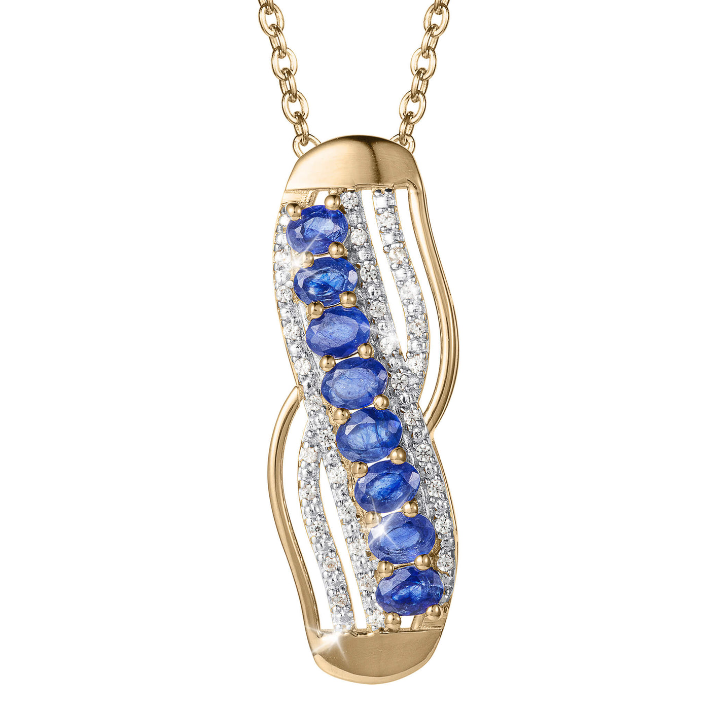 Daniel Steiger Infinity Sapphire Pendant