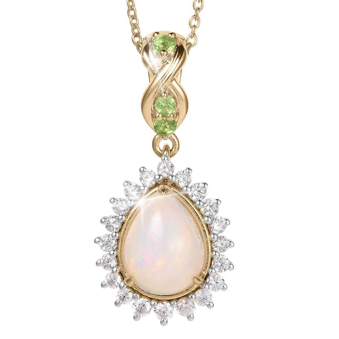 Opal Dew Drop Pendant