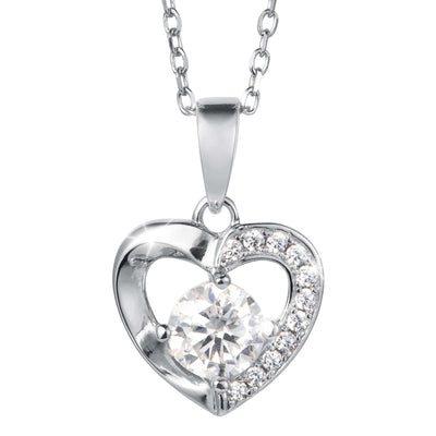 Daniel Steiger Radiant Love Moissanite Pendant