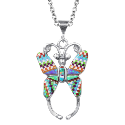 Daniel Steiger Gemflight Butterfly Pendant