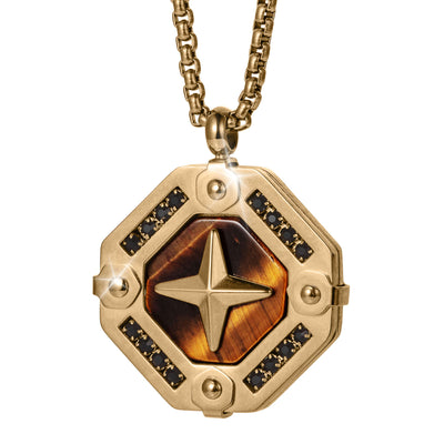 Daniel Steiger Apex Tiger's Eye Pendant