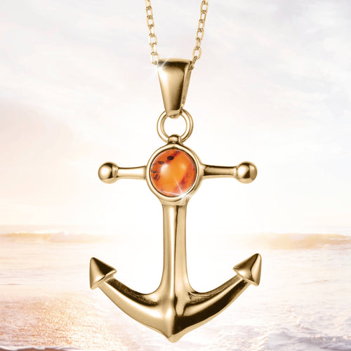 Daniel Steiger Maritime Amber Pendant