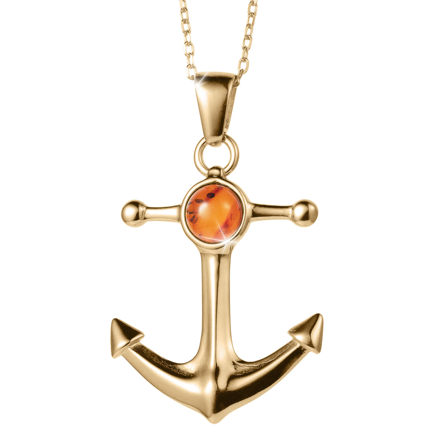 Daniel Steiger Maritime Amber Pendant