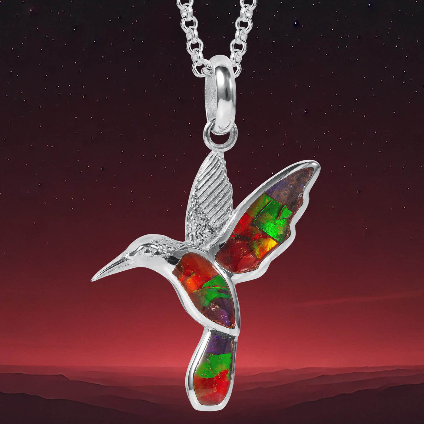 Daniel Steiger Ammolite Hummingbird Collection